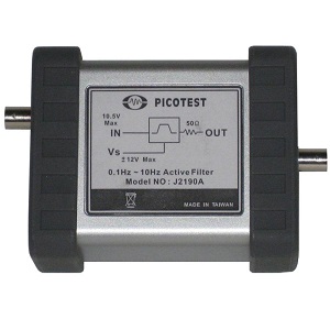 Picotest J2190A 0.1Hz-10Hz активен филтър